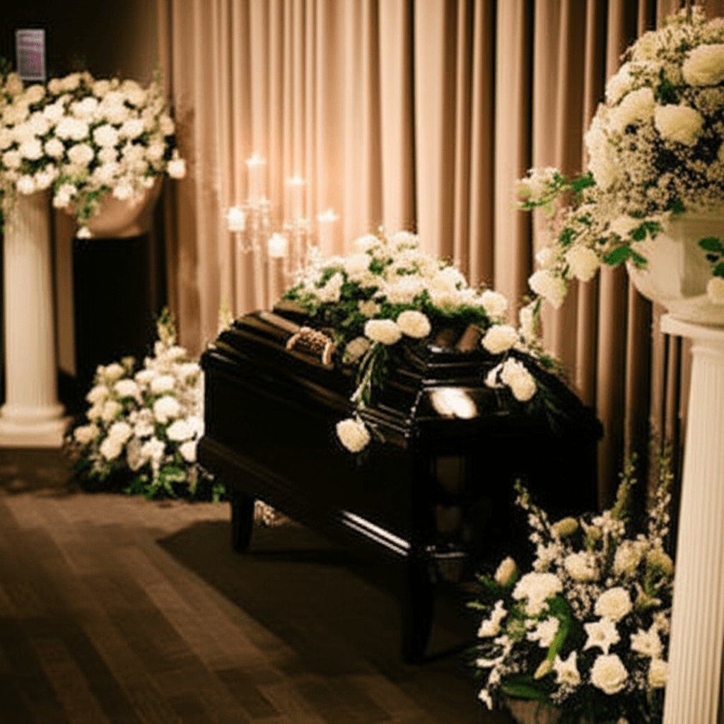 Camera ardente elegante